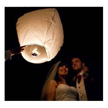 5 farolillos voladores blancos 5 farolillos voladores blancos