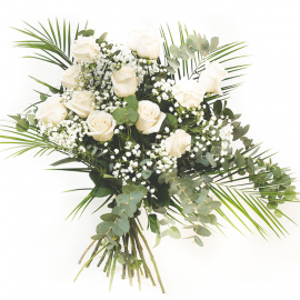 Docena de rosas blancas Docena de rosas blancas